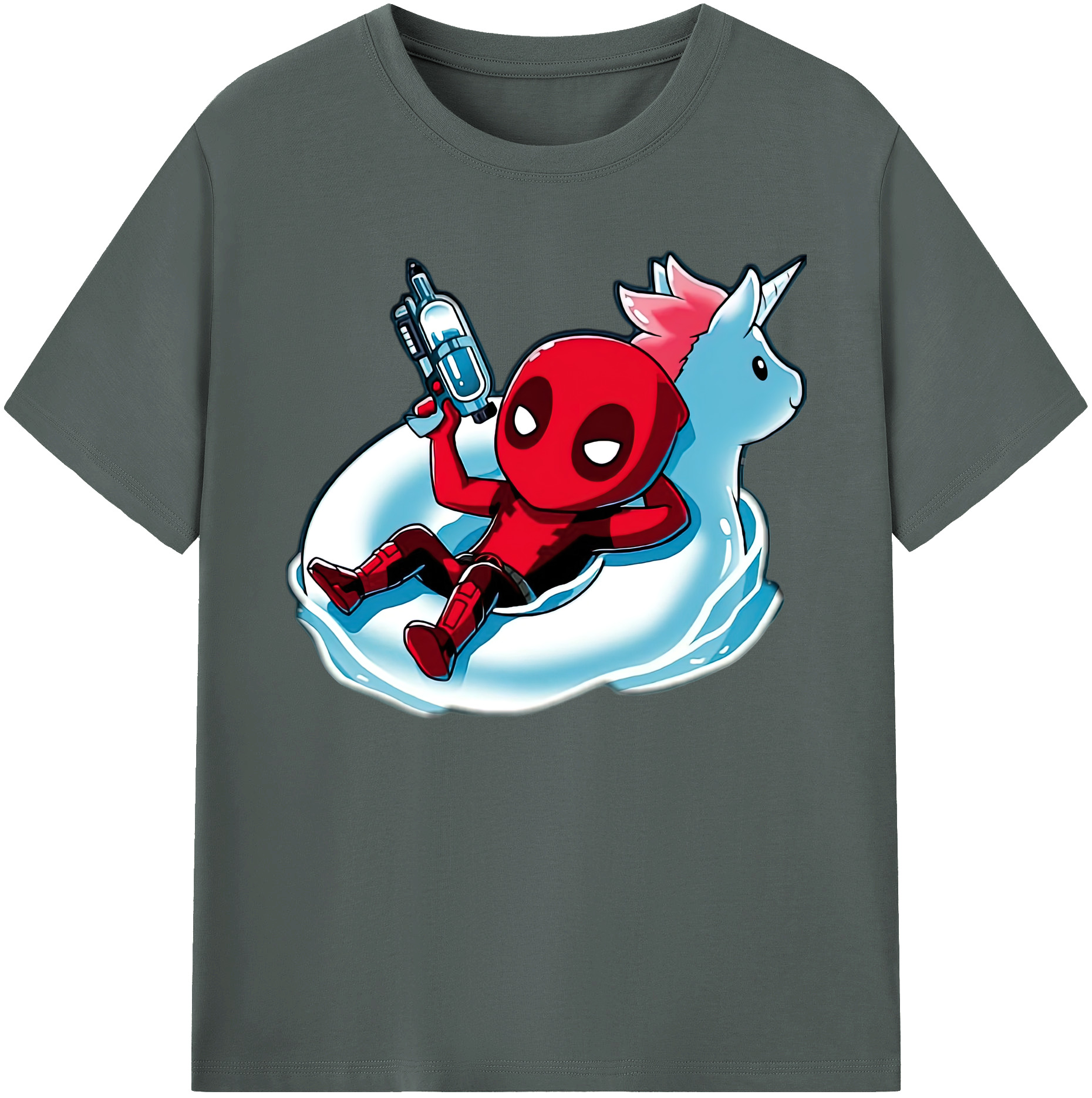 （画像用） Deadpool デッドプール 綿100％ メンズ半袖Tシャツ｜肌触りやわらか＆通気性